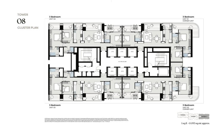 Cluster Plan of Tower 84